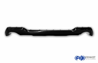 Fox Sportuitlaat Subaru Outback BT achterdiffuser-inzetstuk, ABS zwart hoogglans, met ovale uitlaatuitsparingen links en rechts voor uitlaatpijpen van 140x90 mm - ook voor modellen met trekhaak.