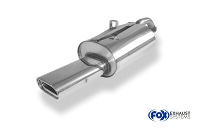 Fox Sportuitlaat Toyota Paseo Type L5 Achterdemper - 160x80 Type 53