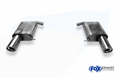 Fox Sportuitlaat VW Passat 3C 4-Motion achterdemper rechts/links - 1x100 type 17 rechts/links