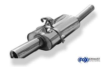 Fox Sportuitlaat VW Polo 86C G40 achterdemper - 1x80 type 13