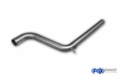Fox Sportuitlaat VW Polo AW GTI zonder OPF-voordemper vervangingspijp