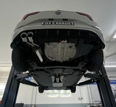 Fox Sportuitlaat VW Polo AW Facelift Achter- en Voordemper - 2x90 Type 25