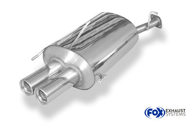 Fox Sportuitlaat Honda Prelude V BB9 uitlaatdemper - 2x76 Type 13