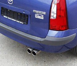 Fox Sportuitlaat Mazda Premacy achterdemper - 2x80 Type 13