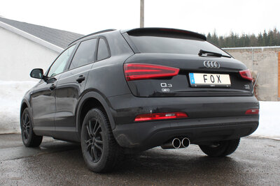 Fox Sportuitlaat Audi Q3 quattro diesel einddemper - 2x80 type 16