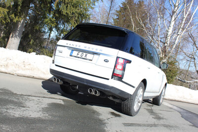 Fox Sportuitlaat Range Rover IV 4.4L Diesel - MK Achterdemper Rechts/Links - 2x90 Type 16 Rechts/Links