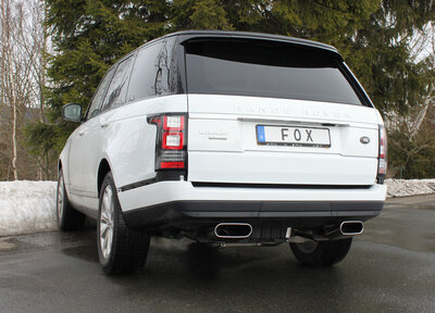 Fox Sportuitlaat Range Rover IV Benzine - MK Achterdemper rechts/links - 220x85 Type 49 rechts/links