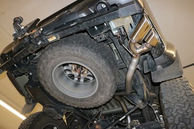 Fox Sportuitlaat Ford Raptor - Dubbele cabine, uitlaatpijp aan de rechterkant van het voertuig achter het achterwiel - 2x115x85 Type 38