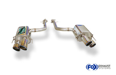 Fox Sportuitlaat Lexus RC F achterdemper rechts/links - 2x115x85 type 38 rechts/links kleur (rand gekleurd)