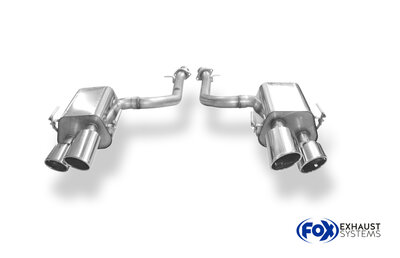 Fox Sportuitlaat Lexus RC F achterdemper rechts/links - 2x115x85 type 38 rechts/links