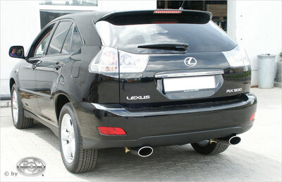 Fox Sportuitlaat Lexus RX 300/350 XU3 Achterdemper Rechts/Links Uitlaat - 140x90 Type 32 Rechts/Links