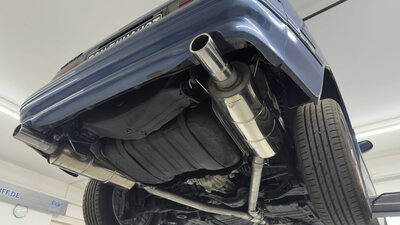Fox Sportuitlaat Mazda RX7 - FC Achterdemper rechts/links - 1x80 Type 12 rechts/links