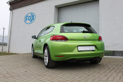 Fox Sportuitlaat VW Scirocco - 13 Achterdemperuitlaat rechts/links - 2x76 Type 25 rechts/links