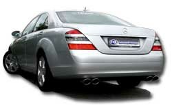 Fox Sportuitlaat Mercedes S-Klasse W221 achterdemper rechts/links - 2x115x85 type 32 rechts/links