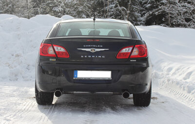 Fox Sportuitlaat Chrysler Sebring Sedan Type JS Achterdemper Rechts/Links - 1x100 Type 25 Rechts/Links