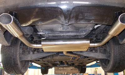 Fox Sportuitlaat Chrysler Sebring Sedan Type JS Achterdemper Rechts/Links - 115x85 Type 33 Rechts/Links