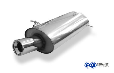 Fox Sportuitlaat VW Sharan Type 7M Achterdemper - 1x90 Type 13
