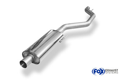 Fox Sportuitlaat Opel Signum Sportback 2.0l voor uitlaatdemper