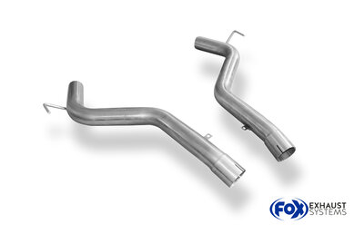 Fox Sportuitlaat Mercedes SL55/SL600 - R230 Vervangingspijp voor de voordemper &Oslash;70mm