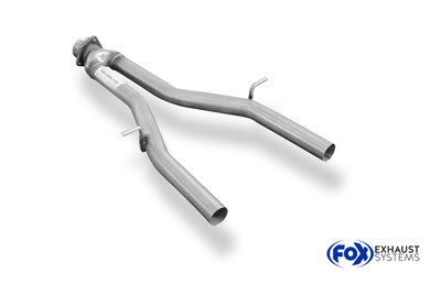 Fox Sportuitlaat Mercedes SLK Type 171 - 4-cilinder Y-pijp SLK 200 K