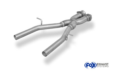 Fox Sportuitlaat Mercedes SLK Type 171 - 6-cilinder X-pipe SLK 280/350