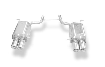 Fox Sportuitlaat Mercedes SLK Type 171 - 4/6 cilinder achterdemper rechts/links - 2x90 Type 13 rechts/links