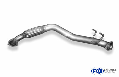 Fox Sportuitlaat VW T4 Doris Kr&uuml;mmerpijp &Oslash;70mm mit Flexpijp