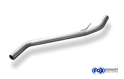 Fox Sportuitlaat VW T4 - Bus/ Transporter/ Multivan/ Caravelle/ Open laadbak Enkelvoudige voordemper vervangingspijp
