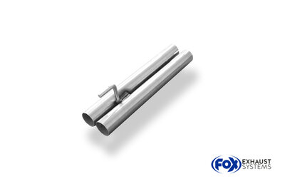 Fox Sportuitlaat VW Bus T4 verbindingspijp lange wielbasis dubbele doorstroming voor rechts/links systeem