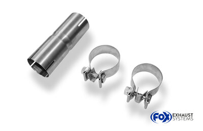 Fox Sportuitlaat Vervangingspijp voor de voordemper van de VW Bus T5/T6 + 4 Motion