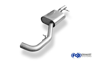 Fox Sportuitlaat VW Tiguan 5N - 4motion voordemper