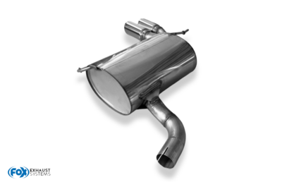 Fox Sportuitlaat VW Tiguan 5N - 4motion achterdemper - 2x80 Type 25