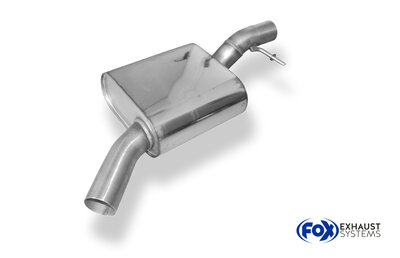Fox Sportuitlaat VW Tiguan 5N - 4motion voordemper voor VW200025-xxx