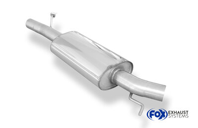 Fox Sportuitlaat VW Touareg Type 7L voordemper - 6-cilinder
