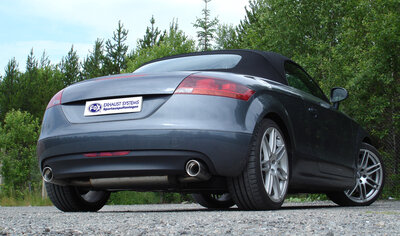 Fox Sportuitlaat Audi TT 8J - Turbo achterdemper rechts/links - 1x90 type 17 rechts/links
