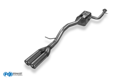 Fox Sportuitlaat Volvo V50/S40 II achterdemper - 2x76 Type 13