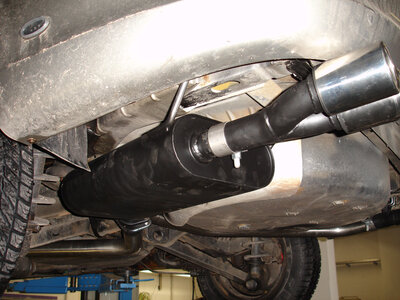 Fox Sportuitlaat Opel Vectra B achterdemper, rechter/linker uitlaat - 2x76 Type 13 rechts/links