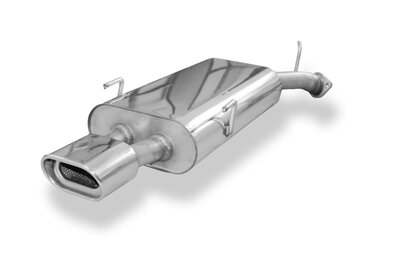 Fox Sportuitlaat Opel Vectra B - Modeljaar vanaf 9/99 Achterdemper &Oslash;55mm - 135x80 Type 53