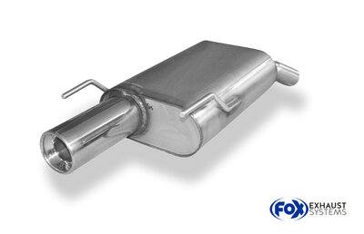 Fox Sportuitlaat Opel Vectra C/ Vectra C GTS uitlaatdemper met enkele uitlaat - 1x90 Type 13