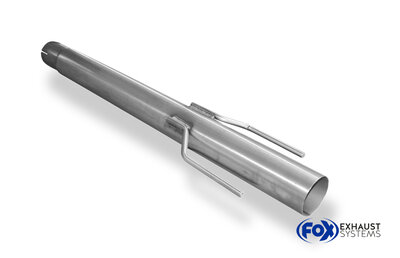 Fox Sportuitlaat Vervangingspijp voor de voordemper van de Opel Vectra C OPC Sedan