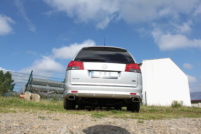 Fox Sportuitlaat Opel Vectra C OPC Caravan achterdemper rechts/links - 142x78 Type 61 rechts/links
