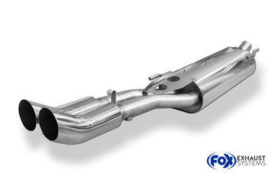 Fox Sportuitlaat VW Vento achterdemper - 2x76 Type 18