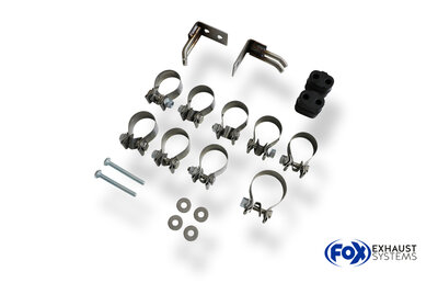 Fox Sportuitlaat Mercedes Vito/Viano - W639 (niet Compact) Achterdemper dwarsuitgang rechts/links - 2x76 Type 10 rechts/links