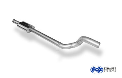 Fox Sportuitlaat Jeep Wrangler IV - JL - 4-deurs zonder uitlaatdemper