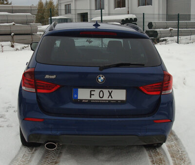 Fox Sportuitlaat BMW X1 - X84 Diesel Achterdemper - 115x85 Type 32