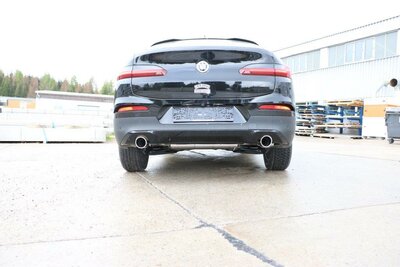 Fox Sportuitlaat BMW X3 G01/ X4 G02 - 20i Achterdemper dwarsuitgang rechts/links - 1x90 Type 16 rechts/links