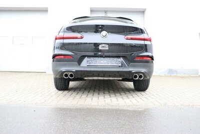 Fox Sportuitlaat BMW X3 G01/ X4 G02 - 20i Achterdemper dwarsuitgang rechts/links - 2x80 Type 25 rechts/links