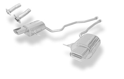 Fox Sportuitlaat BMW X5 E53 achterdemper rechts/links incl. dieseladapter - 160x80 type 53 rechts/links