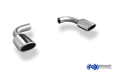 Fox Sportuitlaat Volvo XC60 uitlaatpijpen rechts/links, compatibel met de originele achterdemper - 115x85 type 32 rechts/links