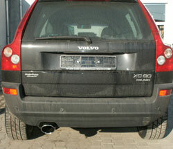 Fox Sportuitlaat Volvo XC90 achterdemper - 115x85 Type 33